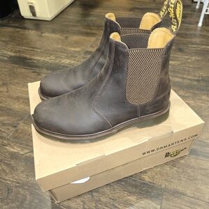 Dr. Martens Brown Chelsea Boots Crazy Horse